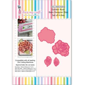 Dress My Craft - Stanzschablone "Garden Rose" Dies