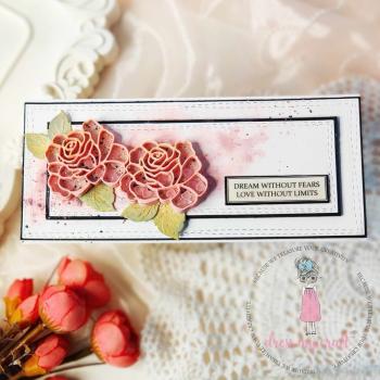 Dress My Craft - Stanzschablone "Garden Rose" Dies