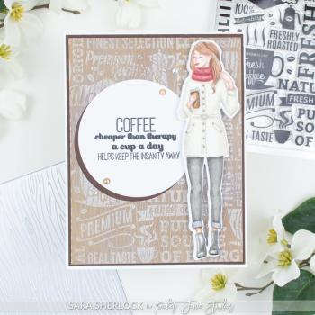 Picket Fence Studios - Stempelset "Espresso Yourself" Clear stamps