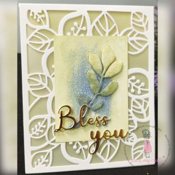 Dress My Craft - Stanzschablone "Leafy Background" Dies