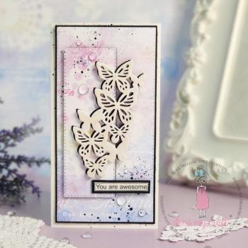 Dress My Craft - Stanzschablone "Hearts & Butterflies" Dies