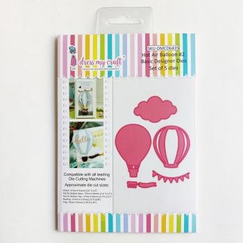 Dress My Craft - Stanzschablone "Hot Air Balloon #2" Dies