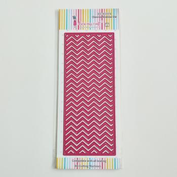 Dress My Craft - Stanzschablone "Chevron" Slimline Dies