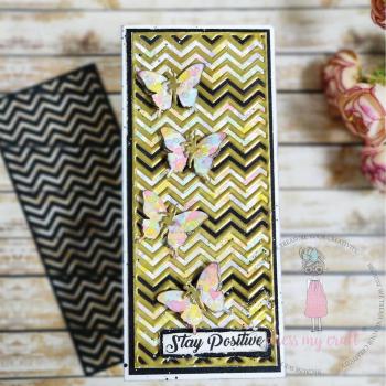 Dress My Craft - Stanzschablone "Chevron" Slimline Dies