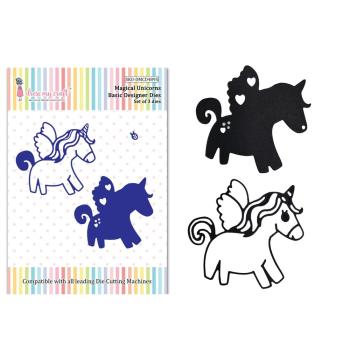 Dress My Craft - Stanzschablone "Magical Unicorns" Dies