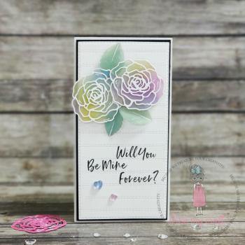 Dress My Craft - Stanzschablone "Rose Frame" Dies