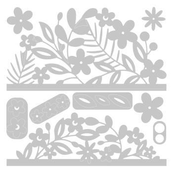 Sizzix - Stanzschablone "Floral Edges #2" Thinlits Craft Dies