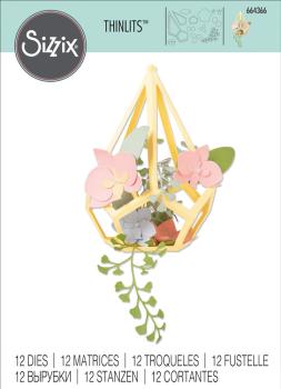 Sizzix - Stanzschablone "Teardrop Terrarium" Thinlits Craft Dies