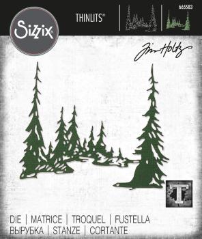 Sizzix - Stanzschablone "Tall Pines" Thinlits Craft Dies by Tim Holtz