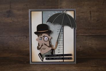 Sizzix - Stanzschablone "The Gent" Thinlits Craft Dies by Tim Holtz