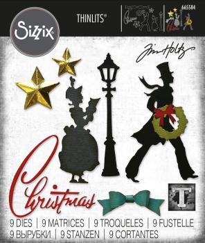 Sizzix - Stanzschablone "Christmas" Thinlits Craft Dies by Tim Holtz