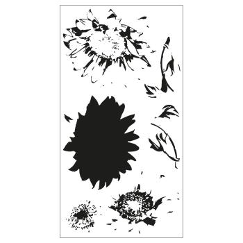 Sizzix - Stempelset "Sunflower Stem" Layered Clear Stamps Design by Olivia Rose