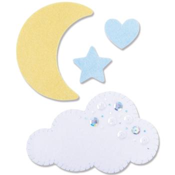 Sizzix - Stanzschablone "Moon & Cloud" Bigz Craft Dies Design by Olivia Rose