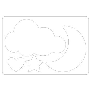 Sizzix - Stanzschablone "Moon & Cloud" Bigz Craft Dies Design by Olivia Rose