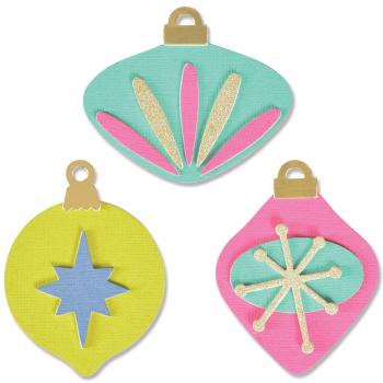 Sizzix - Stanzschablone "Quirky Baubles" Bigz Craft Dies Design by Jennifer Ogborn