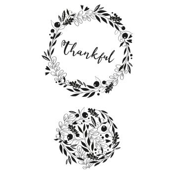 Sizzix - Stempelset "Autumn Wreath" Clear Stamps Design by Olivia Rose