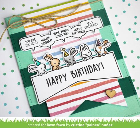 Lawn Fawn - Stempelset "All The Party Hats" Clear Stamps