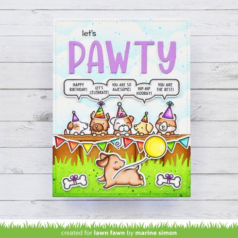 Lawn Fawn - Stempelset "All The Party Hats" Clear Stamps