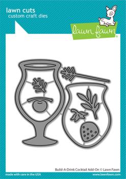 Lawn Fawn - Stanzschablone "Build-A-Drink Cocktail" Add-on Die