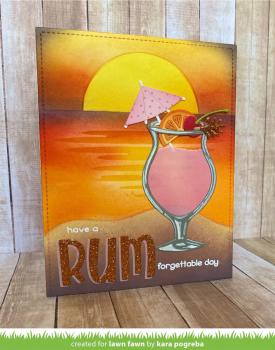 Lawn Fawn - Stanzschablone "Build-A-Drink Cocktail" Add-on Die