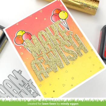 Lawn Fawn - Heißfolienplatte "Confetti Background" Hot Foil Plate