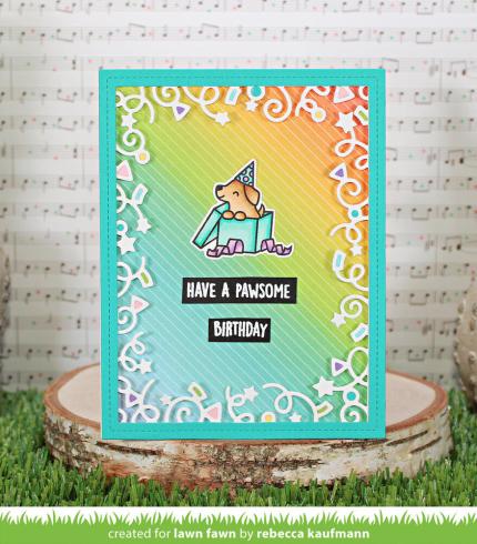 Lawn Fawn - Stempelset "Pawsome Birthday" Clear Stamps