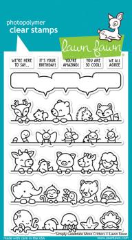 Lawn Fawn - Stempelset "Simply Celebrate More Critters" Clear Stamps