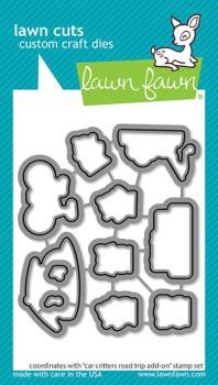 Lawn Fawn - Stanzschablone "Car Critters Road Trip" Add-on Die