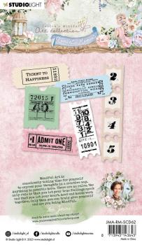 Studio Light - Stempel & Stanzschablone "Ticket to Happiness" Stamp & Dies