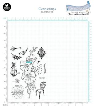 Studio Light - Stempelset "Hollyhock" Clear Stamps