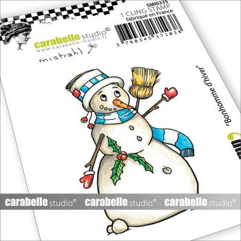 Carabelle Studio - Gummistempel "Bonhomme d’hiver" Cling Stamp