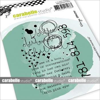 Carabelle Studio - Gummistempel "Fragment D'Art Journal #2" Cling Stamp