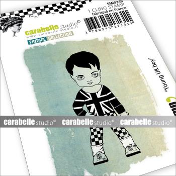 Carabelle Studio - Gummistempel "Young Uk Boy" Cling Stamp Mini