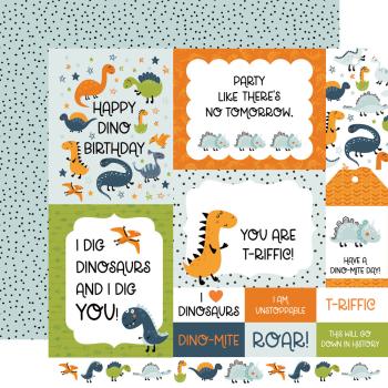 Echo Park - Designpapier "Dino-Mite" Collection Kit 12x12 Inch - 12 Bogen