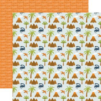 Echo Park - Designpapier "Dino-Mite" Paper Pack 6x6 Inch -  Bogen