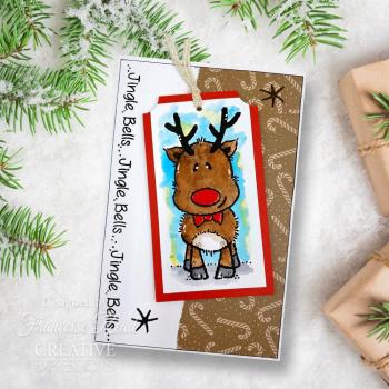 Woodware - Stempelset "Mini Rudolph" Clear Stamps 