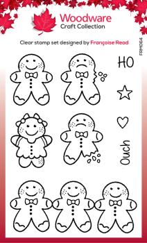 Woodware - Stempelset "Tiny Gingerbread Man" Clear Stamps 