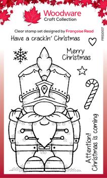Woodware - Stempelset "Nutcracker Gnome" Clear Stamps 