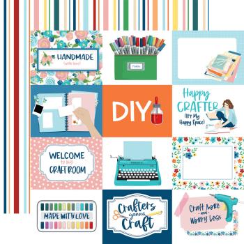 Carta Bella - Designpapier "Happy Crafting" Collection Kit 12x12 Inch - 12 Bogen  