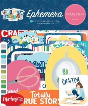 Carta Bella - Stanzteile "Happy Crafting" Ephemera