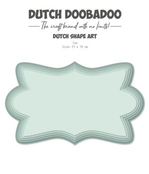 Dutch Doobadoo - Schablone A5 "Ivo" Stencil - Dutch Shape Art 