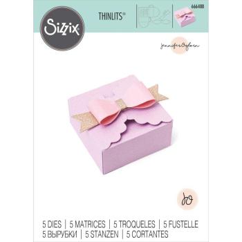 Sizzix - Stanzschablone "Treat Box" Thinlits Craft Dies by Jennifer Ogborn