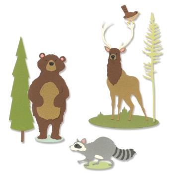 Sizzix - Stanzschablone "Forest Animals #2" Thinlits Craft Dies by Josh Griffiths