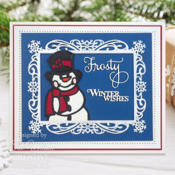 Creative Expressions - Stanzschablone "Festive Frosty Winter Wishes" Craft Dies Design by Sue Wilson