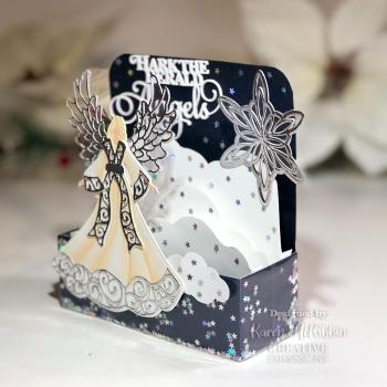 Creative Expressions - Stanzschablone "Festive Hark The Herald Angels Sing" Craft Dies Design by Sue Wilson