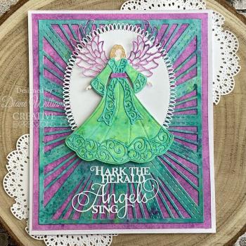 Creative Expressions - Stanzschablone "Festive Hark The Herald Angels Sing" Craft Dies Design by Sue Wilson