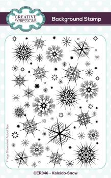 Creative Expressions - Gummistempel "Kaleido-Snow" Rubber Stamp