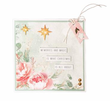 Studio Light - Designpapier - Stanzteile "Wonderful Christmas " DIY Block A4 - 20 Bogen