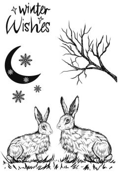 Creative Expressions - Stempelset A6 "Moonlit Hares" Clear Stamps