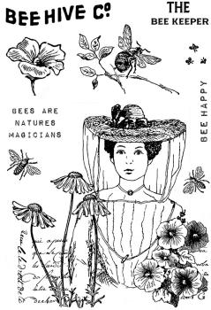 Creative Expressions - Stempelset A6 "Bee Keeper" Clear Stamps